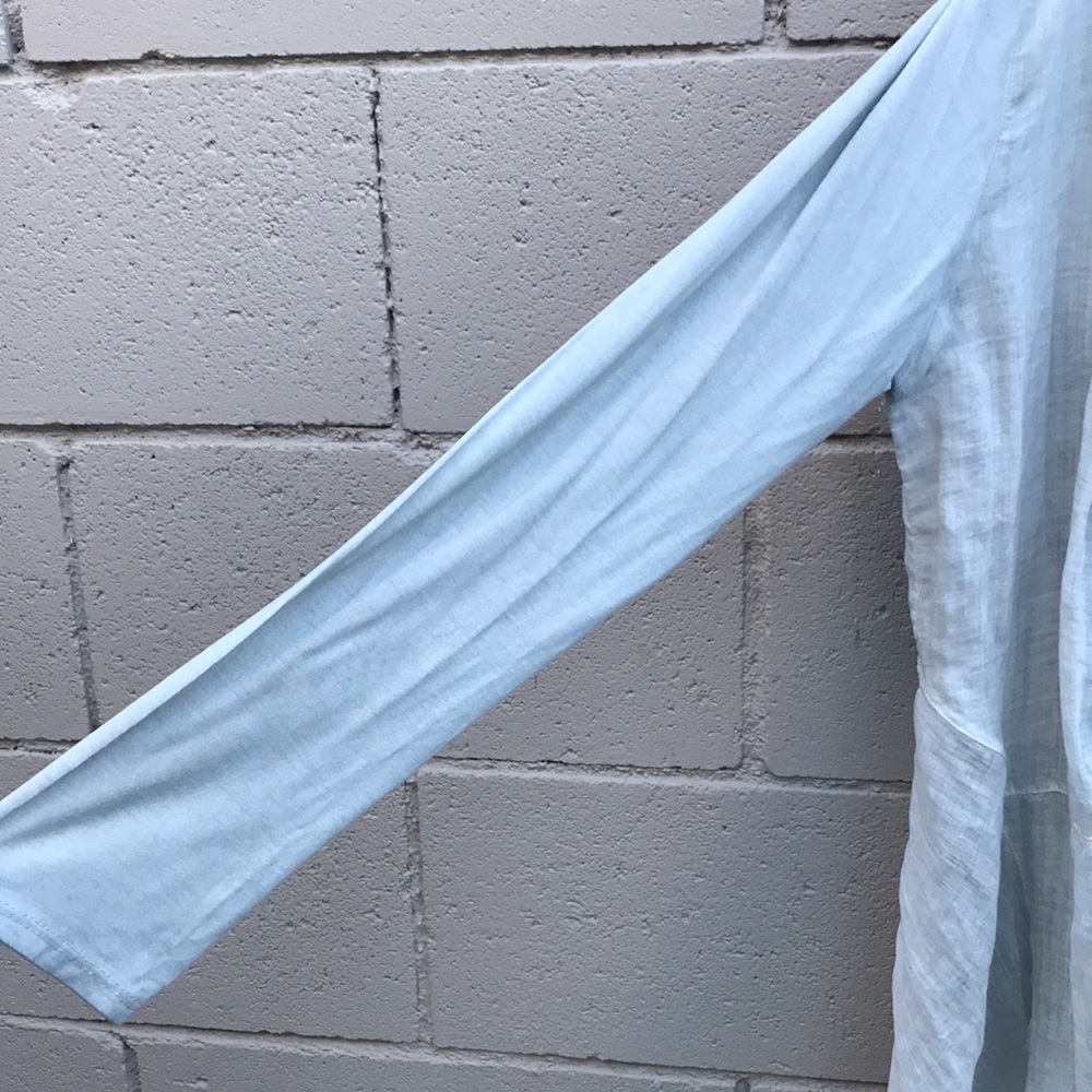 Gray Lightweight Jacket (Maybe Linen Material?) - image 6